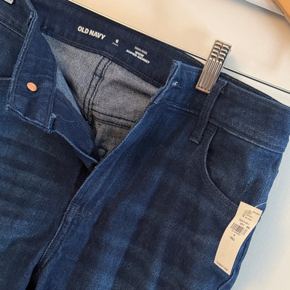 Old Navy Women's High Rise Skinny Jeans Sz 6 Long - Picture 2 of 6